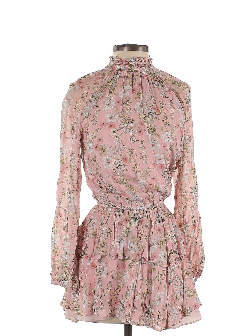 Yumi Kim Blush Pink Floral Smocked Top